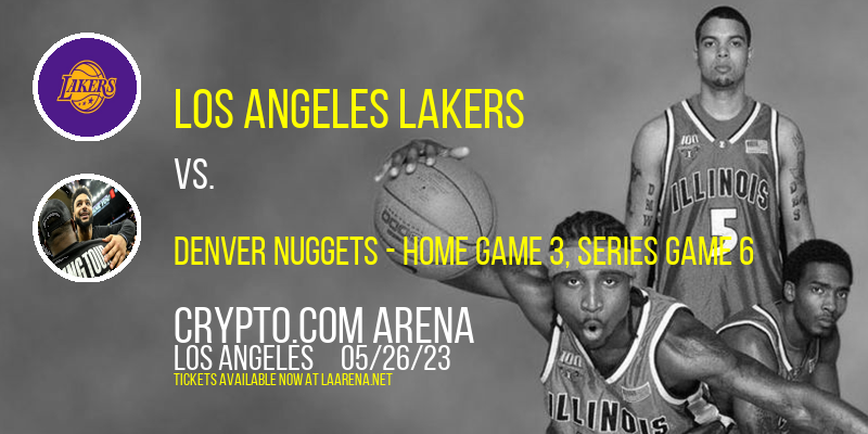 NBA Western Conference Finals: Los Angeles Lakers vs. TBD [CANCELLED] at Crypto.com Arena