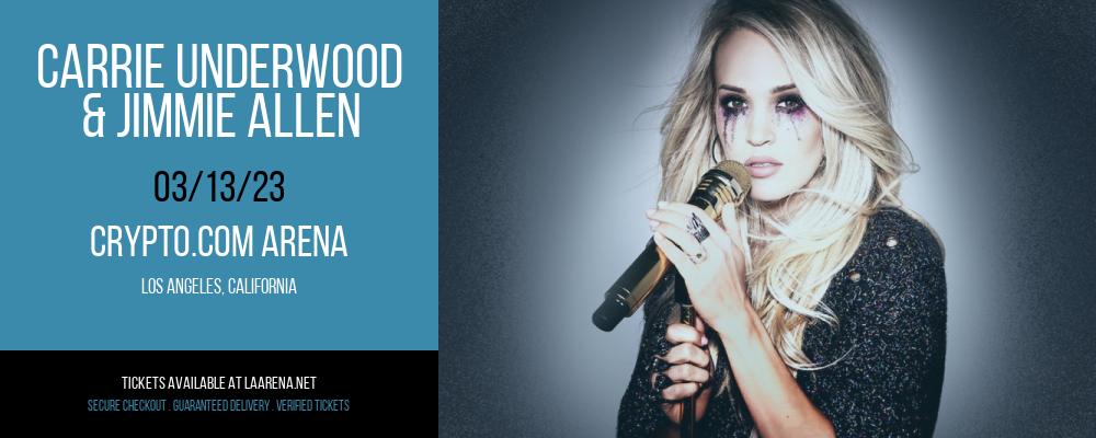 Carrie Underwood & Jimmie Allen at Crypto.com Arena