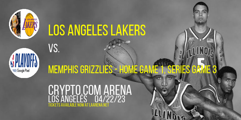 NBA Western Conference First Round: Los Angeles Lakers vs. TBD at Crypto.com Arena