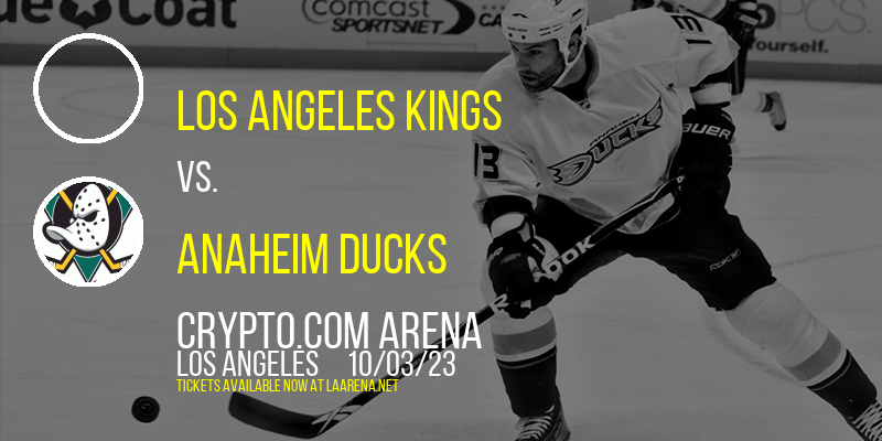 NHL Preseason at Crypto.com Arena