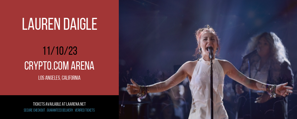 Lauren Daigle at Crypto.com Arena