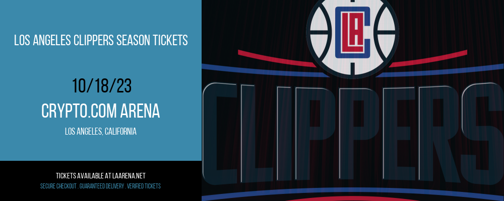 Los Angeles Clippers Season Tickets at Crypto.com Arena