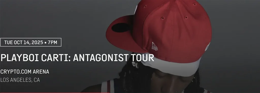 Playboi Carti at Crypto.com Arena