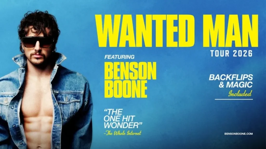 Benson Boone at Crypto.com Arena